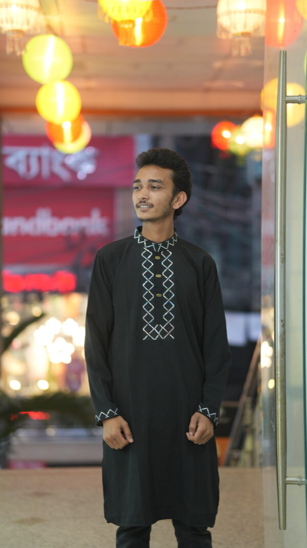 ভাংচুর পাঞ্জাবি সেট (ব্লাক কালার)